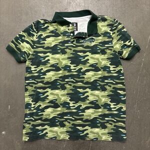 Buffalo Bills NFL Golf Fairway Green AOP Polo Shirt Size XL New Era RARE